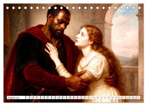 Produktbild: William Shakespeare (Tischkalender 2026 DIN A5 quer), CALVENDO Monatskalender