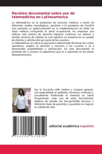 Produktbild: Revision documental sobre uso de telemedicina en Latinoamerica