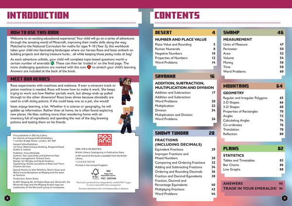 Produktbild: Minecraft Maths Ages 9-10