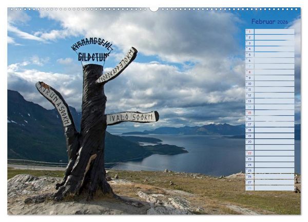 Produktbild: Landschaften Norwegens zwischen Polarkreis und Nordkap (hochwertiger Premium Wandkalender 2026 DIN A2 quer), Kunstdruck in Hochglanz