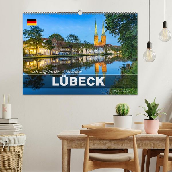 Produktbild: Schleswig-Holstein - Hansestadt L&uuml;beck (Wandkalender 2027 DIN A2 quer), CALVENDO Monatskalender
