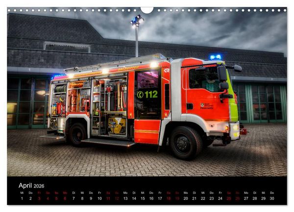 Produktbild: Feuerwehr und Rettungsdienst (Wandkalender 2026 DIN A3 quer), CALVENDO Monatskalender