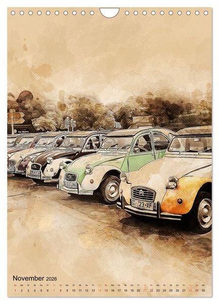 Produktbild: Die Ente - Automobil Legende (Wandkalender 2026 DIN A4 hoch), CALVENDO Monatskalender