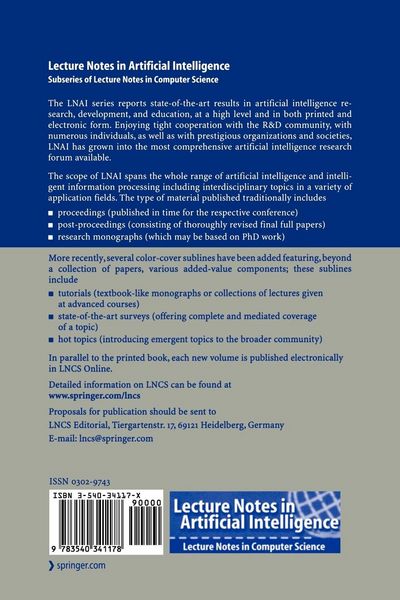 Produktbild: Advances in Artificial Intelligence