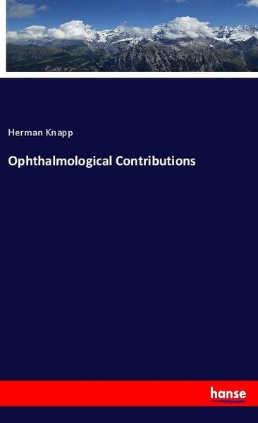 Produktbild: Ophthalmological Contributions