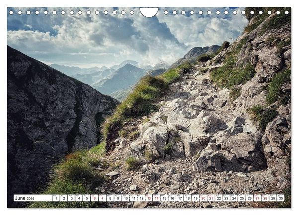 Produktbild: Hiking the GR 10 A long distance trail through the French Pyrenees (Wall Calendar 2026 DIN A4 landscape), CALVENDO 12 Month Wall Calendar