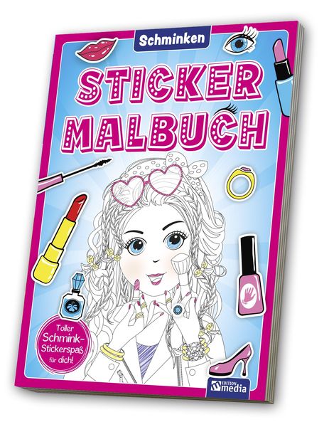 Produktbild: Mal- & Stickerbuch: Schminken