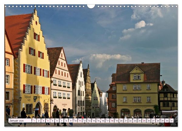 Produktbild: Romantisches Rothenburg ob der Tauber (Wandkalender 2026 DIN A3 quer), CALVENDO Monatskalender