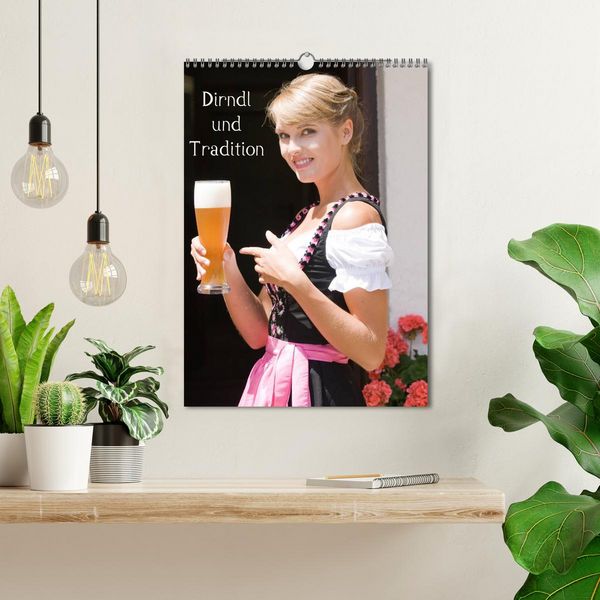 Produktbild: Dirndl und Tradition (Wandkalender 2026 DIN A3 hoch), CALVENDO Monatskalender