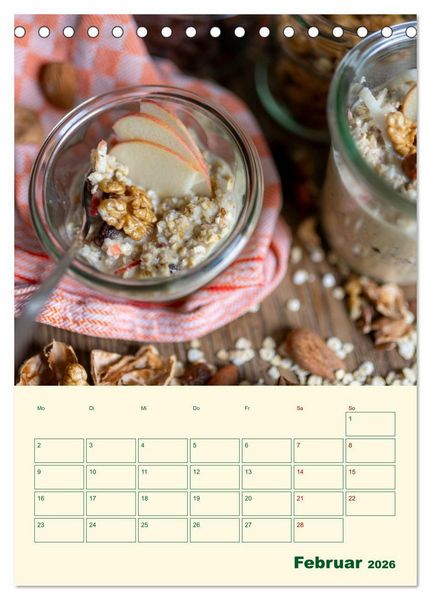 Produktbild: Vegetarische Vier Jahreszeiten (Tischkalender 2026 DIN A5 hoch), CALVENDO Monatskalender