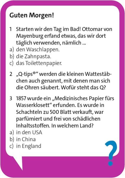 Produktbild: Pocket Quiz Alltagsfragen