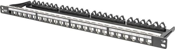 Produktbild: Digitus DN-91422 24 Port Netzwerk-Patchpanel 483mm (19\") 0.5 HE Unbest&uuml;ckt
