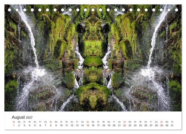 Produktbild: Spiegelwelten - Natur anders sehen (Tischkalender 2027 DIN A5 quer), CALVENDO Monatskalender