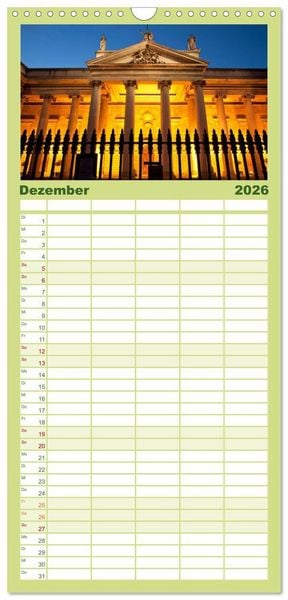 Produktbild: Familienplaner 2026 - Traumhaftes Irland mit 5 Spalten (Wandkalender, 21 x 45 cm) CALVENDO