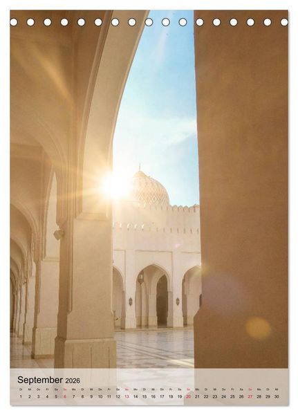 Produktbild: Zauberhafter Oman (Tischkalender 2026 DIN A5 hoch), CALVENDO Monatskalender