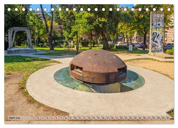 Produktbild: Tirana - Herz Albaniens (Tischkalender 2026 DIN A5 quer), CALVENDO Monatskalender