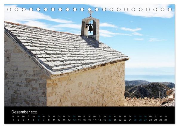 Produktbild: Kroatien (Tischkalender 2026 DIN A5 quer), CALVENDO Monatskalender
