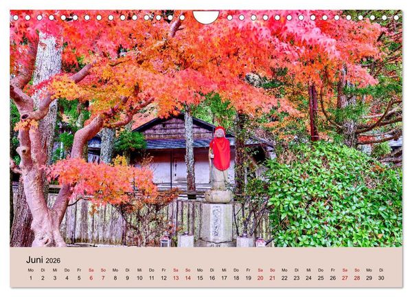 Produktbild: Japan im Herbst (Wandkalender 2026 DIN A4 quer), CALVENDO Monatskalender