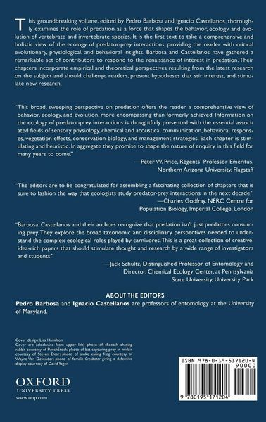 Produktbild: Ecology of Predator-Prey Interactions