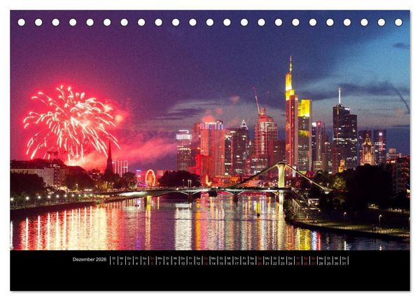 Produktbild: Frankfurt (Tischkalender 2026 DIN A5 quer), CALVENDO Monatskalender