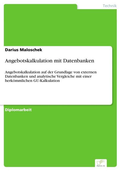 Produktbild: Angebotskalkulation mit Datenbanken