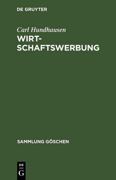 Produktbild: Wirtschaftswerbung