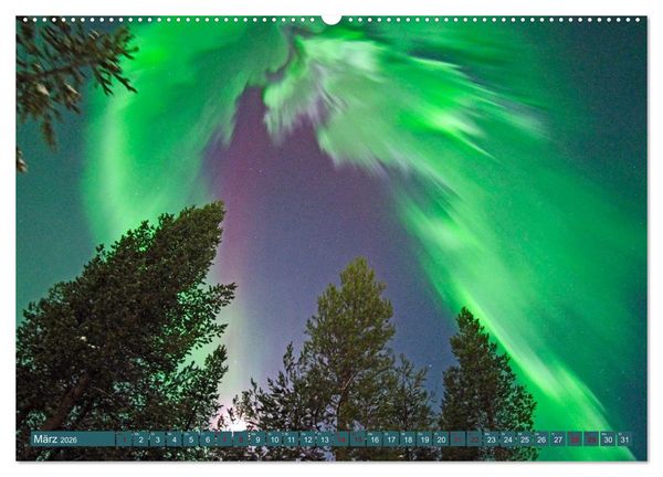 Produktbild: Finnisch Lappland (hochwertiger Premium Wandkalender 2026 DIN A2 quer), Kunstdruck in Hochglanz