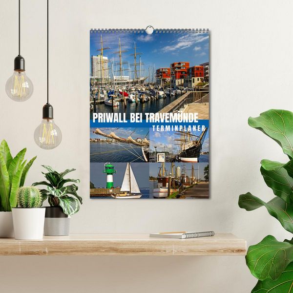 Produktbild: Priwall bei Travem&uuml;nde &ndash; Terminplaner (Wandkalender 2026 DIN A3 hoch), CALVENDO Monatskalender