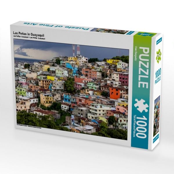 Produktbild: CALVENDO Puzzle Las Pe&ntilde;as in Guayaquil | 1000 Teile Lege-Gr&ouml;&szlig;e 64x48cm Foto-Puzzle f&uuml;r gl&uuml;ckliche Stunden