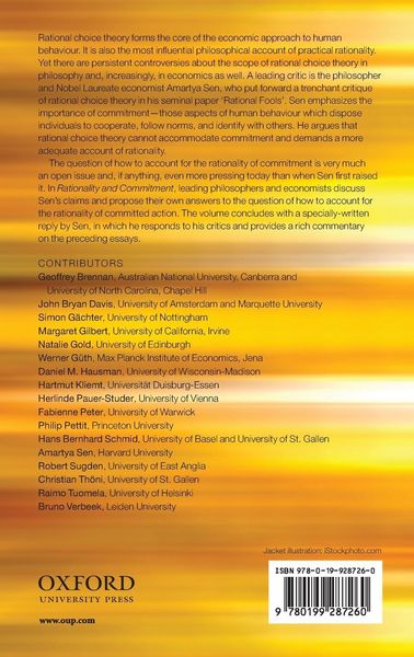 Produktbild: RATIONALITY & COMMITMENT C