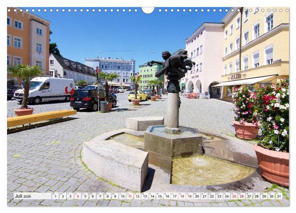 Produktbild: Eine Perle Oberbayerns - Rosenheim (Wandkalender 2026 DIN A3 quer), CALVENDO Monatskalender