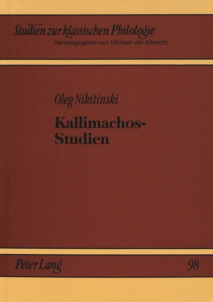 Produktbild: Kallimachos-Studien