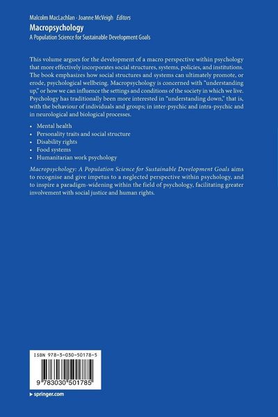 Produktbild: Macropsychology
