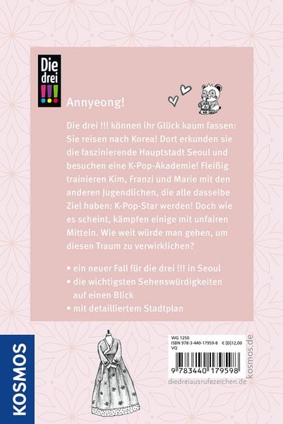 Die drei !!!, Krimi, K-Pop und ganz viel Korea