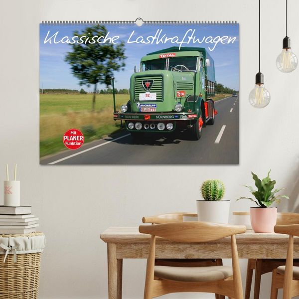 Produktbild: Klassische Lastkraftwagen (Wandkalender 2026 DIN A2 quer), CALVENDO Monatskalender