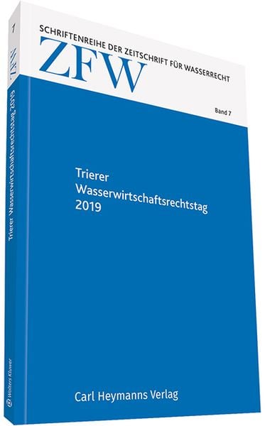 Produktbild: Trierer Wasserwirtschaftsrechtstag 2019