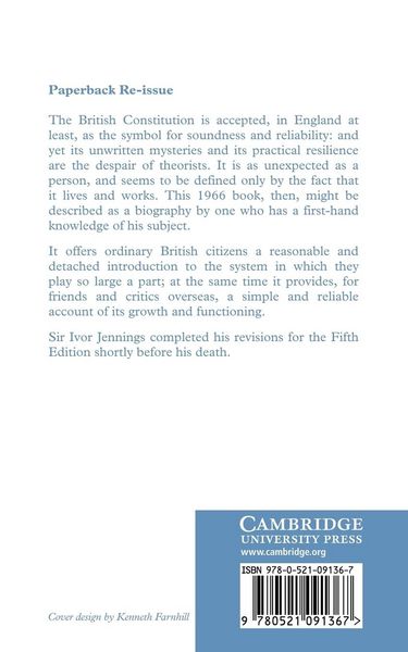 Produktbild: The British Constitution