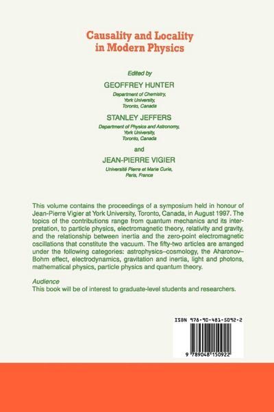 Produktbild: Causality and Locality in Modern Physics