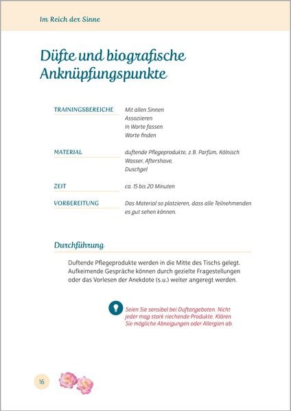 Produktbild: Ged&auml;chtnistraining f&uuml;r Senioren | Aktiv mit allen Sinnen