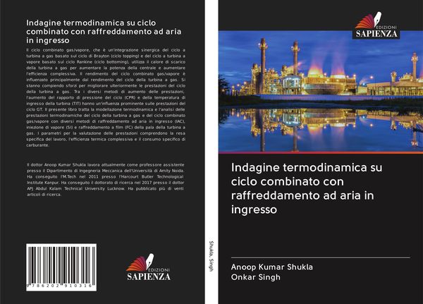 Produktbild: Indagine termodinamica su ciclo combinato con raffreddamento ad aria in ingresso