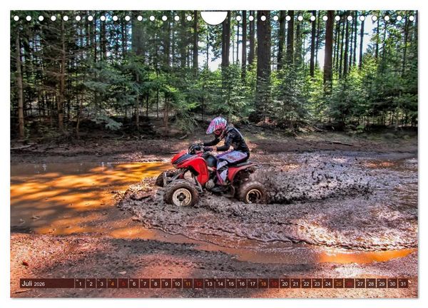Produktbild: Quad - so cool (Wandkalender 2026 DIN A4 quer), CALVENDO Monatskalender