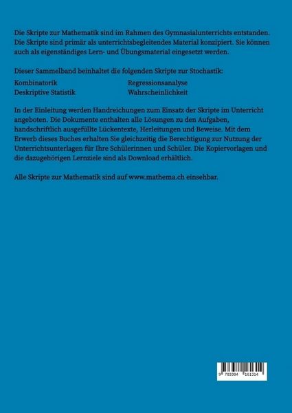 Produktbild: Skripte zur Mathematik - Stochastik