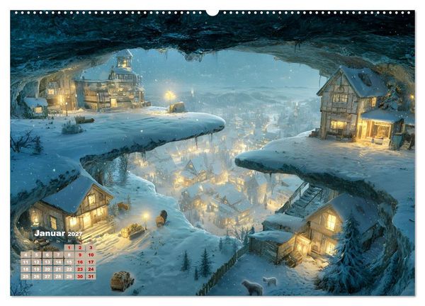 Produktbild: Below (Wandkalender 2027 DIN A2 quer), CALVENDO Monatskalender
