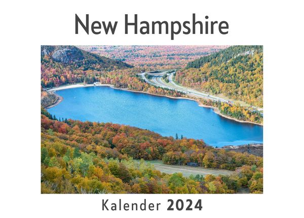 Produktbild: New Hampshire (Wandkalender 2024, Kalender DIN A4 quer, Monatskalender im Querformat mit Kalendarium, Das perfekte Geschenk)
