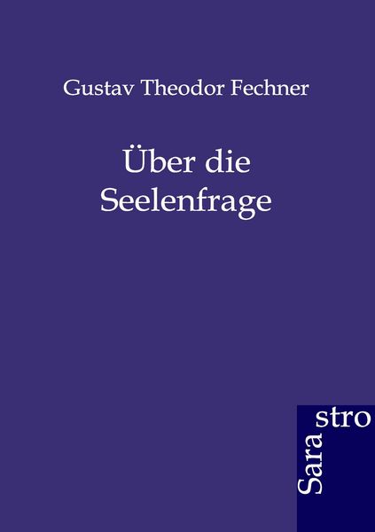 Produktbild: &Uuml;ber die Seelenfrage