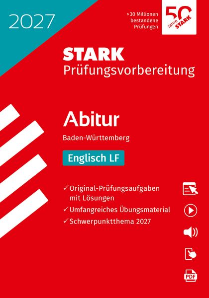 Produktbild: STARK Englisch LF - Abitur 2027 BW - Pr&uuml;fungsvorbereitung