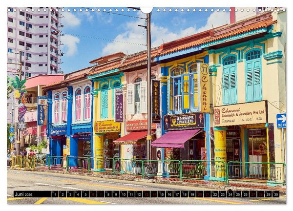 Produktbild: Singapur - Tradition trifft Moderne (Wandkalender 2026 DIN A3 quer), CALVENDO Monatskalender