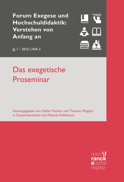 Produktbild: Das exegetische Proseminar