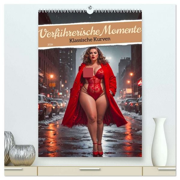 Produktbild: Verf&uuml;hrerische Momente - Klassische Kurven (hochwertiger Premium Wandkalender 2026 DIN A2 hoch), Kunstdruck in Hochglanz
