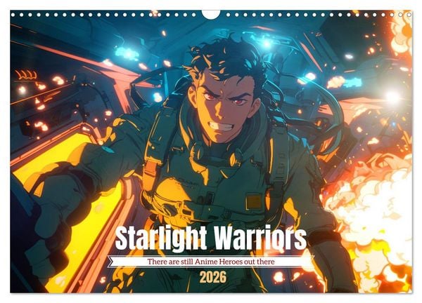 Produktbild: Starlight Warriors (Wall Calendar 2026 DIN A3 landscape), CALVENDO 12 Month Wall Calendar